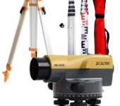 Niwelator optyczny South NL-C32 wraz ze statywem i łatą 5m Geoline