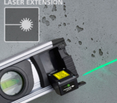 zielona wiązka lasera